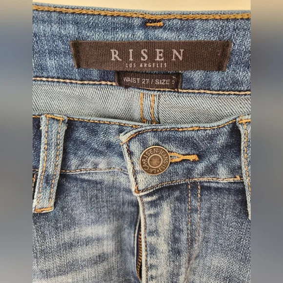 Risen Women's OG Straight Leg Jeans, size 5/27 - Picture 3 of 11